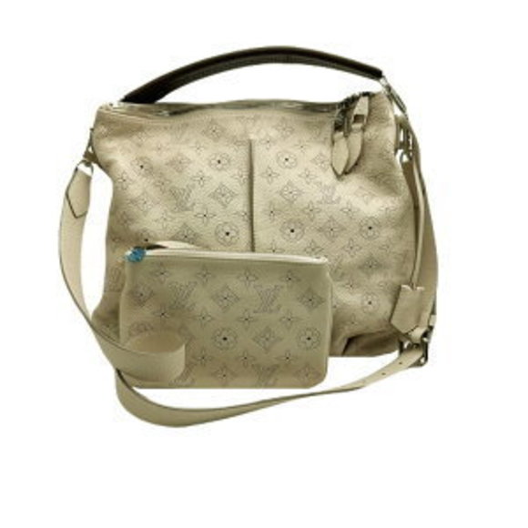 Louis Vuitton Shoulder Bag Mahina Selene Sable - Picture 1 of 9